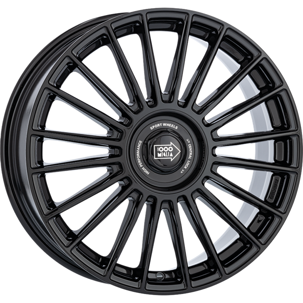 Mille Miglia MM1022 Gloss Black 8,00x18 5x108,00 / 5x114,30 ET45,00