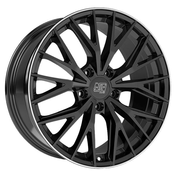 MSW 44 Gloss Black Diamond Lip 8,50x20 5x114,30 ET30,00